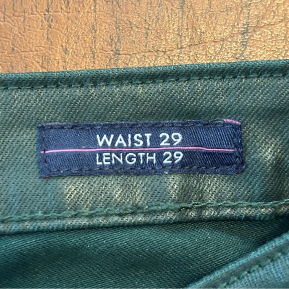 Vigoss Dark Green Coated The Jagger Skinny Jeans Size 29 - Picture 7 of 7